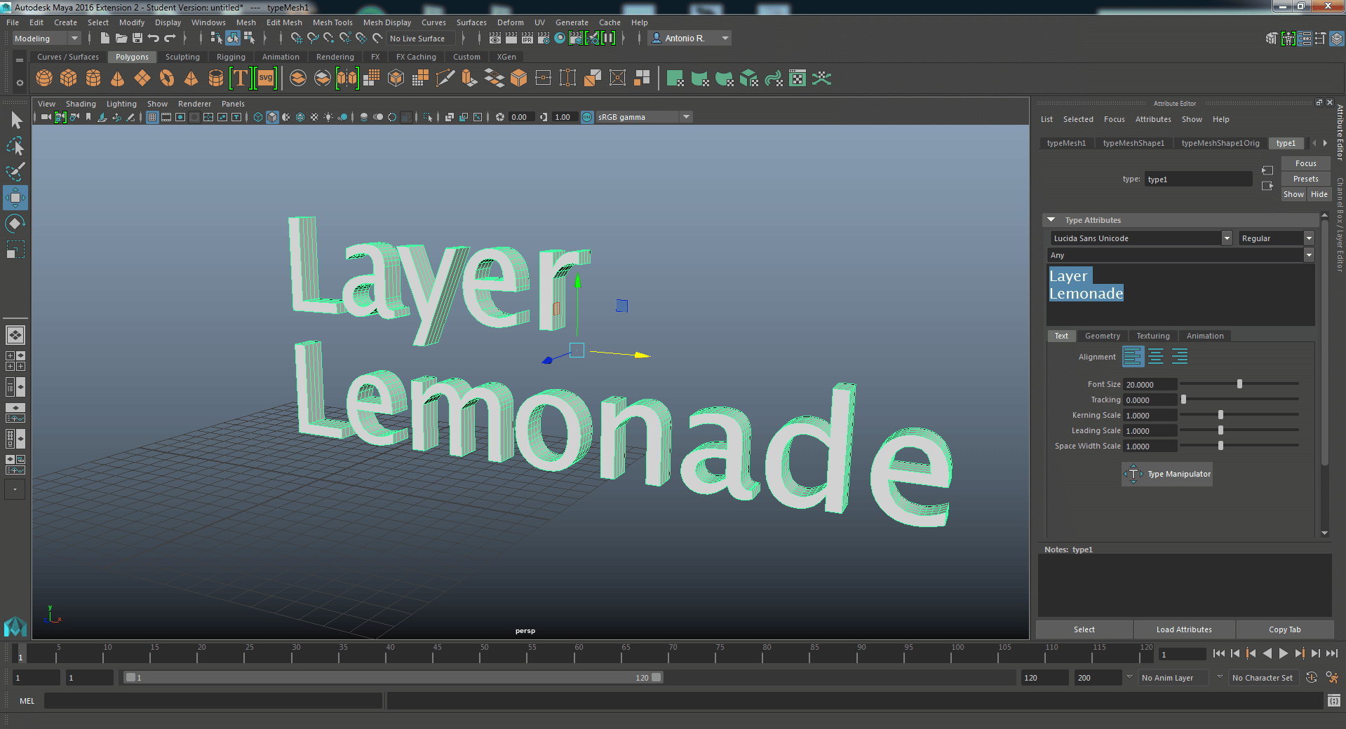 maya-3d-type-extension-2-layer-lemonade