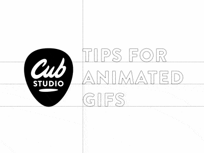 Cub Studio Dicas para GIFs animados | por Fraser Davidson para Cub Studio |via Dribbble